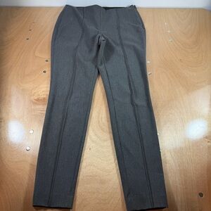 Vince Camuto dress pants size 6 grey stretch elastic waist band side zipper
